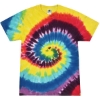 Custom Unisex Multi-Color Tie-Dyed T-Shirt Carnival