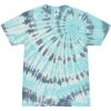 Custom Unisex Multi-Color Tie-Dyed T-Shirt Coral Reef
