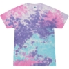 Custom Unisex Multi-Color Tie-Dyed T-Shirt Cotton Candy