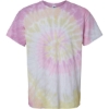 Custom Unisex Multi-Color Tie-Dyed T-Shirt Desert Rose