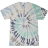 Custom Unisex Multi-Color Tie-Dyed T-Shirt Glacier