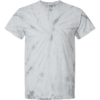 Custom Unisex Multi-Color Tie-Dyed T-Shirt Spider Silver