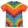 Custom Unisex Multi-Color Tie-Dyed T-Shirt Woodstock