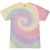 Custom Unisex Multi-Color Tie-Dyed T-Shirt Zen Rainbow