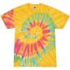 Custom Youth Multi-Color Tie-Dyed T-Shirt Aurora
