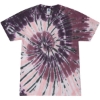 Custom Youth Multi-Color Tie-Dyed T-Shirt Cherry Cola