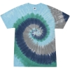 Custom Youth Multi-Color Tie-Dyed T-Shirt Earth