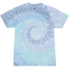 Custom Youth Multi-Color Tie-Dyed T-Shirt Lagoon