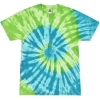 Custom Youth Multi-Color Tie-Dyed T-Shirt Saint Lucia