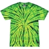 Custom Youth Multi-Color Tie-Dyed T-Shirt Wild Spider