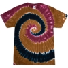 Custom Youth Multi-Color Tie-Dyed T-Shirt Willow