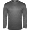 Custom Mens FitFlex Performance Long Sleeve T-Shirt Charcoal