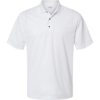 Custom Mens Saratoga Performance Mini Mesh Polo White