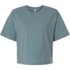 Custom Womens Fine Jersey Boxy Tee Arctic