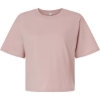 Custom Womens Fine Jersey Boxy Tee Blush