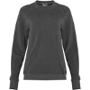 Custom Womens FitFlex French Terry Crewneck Sweatshirt Charcoal