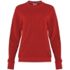 Custom Womens FitFlex French Terry Crewneck Sweatshirt Red