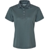 Custom Womens Saratoga Performance Mini Mesh Polo Carbon