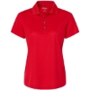 Custom Womens Saratoga Performance Mini Mesh Polo Red