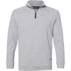 Custom Mens FitFlex French Terry Quarter-Zip Pullover Oxford