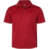 Custom Youth Saratoga Performance Mini Mesh Polo Red