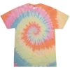 Custom Unisex Festival Tie-Dyed Burnout T-Shirt Pastel