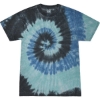 Custom Unisex Festival Tie-Dyed Burnout T-Shirt Sea