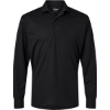 Custom Mens Prescott Long Sleeve Polo Black