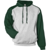 Custom Unisex Sport Athletic Fleece Hooded Sweatshirt Oxford/ Forest