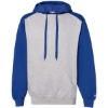 Custom Unisex Sport Athletic Fleece Hooded Sweatshirt Oxford/ Royal