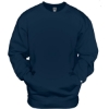 Custom Unisex Pocket Crewneck Sweatshirt Navy