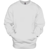 Custom Unisex Pocket Crewneck Sweatshirt White
