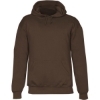 Custom Unisex Hooded Sweatshirt Brown
