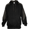 Custom Unisex Saber Hooded Sweatshirt Black/ Charcoal