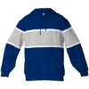 Custom Unisex United Athletic Fleece Hooded Sweatshirt Royal/ Oxford/ White