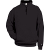 Custom Mens Quarter-Zip Sweatshirt Black