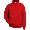Custom Mens Quarter-Zip Sweatshirt Red