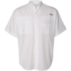 Custom Mens PFG Tamiami™ II Short Sleeve Shirt White