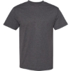 Custom Unisex Heavyweight Cotton Tee Heather Charcoal