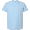 Custom Unisex Garment-Dyed Heavyweight Cotton Tee Faded Powder Blue