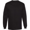 Custom Unisex Heavyweight Cotton Long Sleeve Tee Black