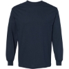 Custom Unisex Heavyweight Cotton Long Sleeve Tee True Navy