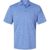 Custom Mens Dakota Striated Heather Polo Peri Blue Heather