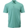 Custom Mens Dakota Striated Heather Polo Surf Green Heather