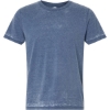 Custom Unisex Acid Wash Burnout T-Shirt Denim