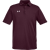 Custom Mens Tech™ Polo Dark Maroon/ White