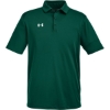 Custom Mens Tech™ Polo Forest Green/ White