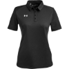 Custom Womens Tech™ Polo Black/ White