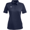 Custom Womens Tech™ Polo Midnight Navy/ White