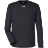 Custom Mens Team Tech™ Long Sleeve T-Shirt Black/ White